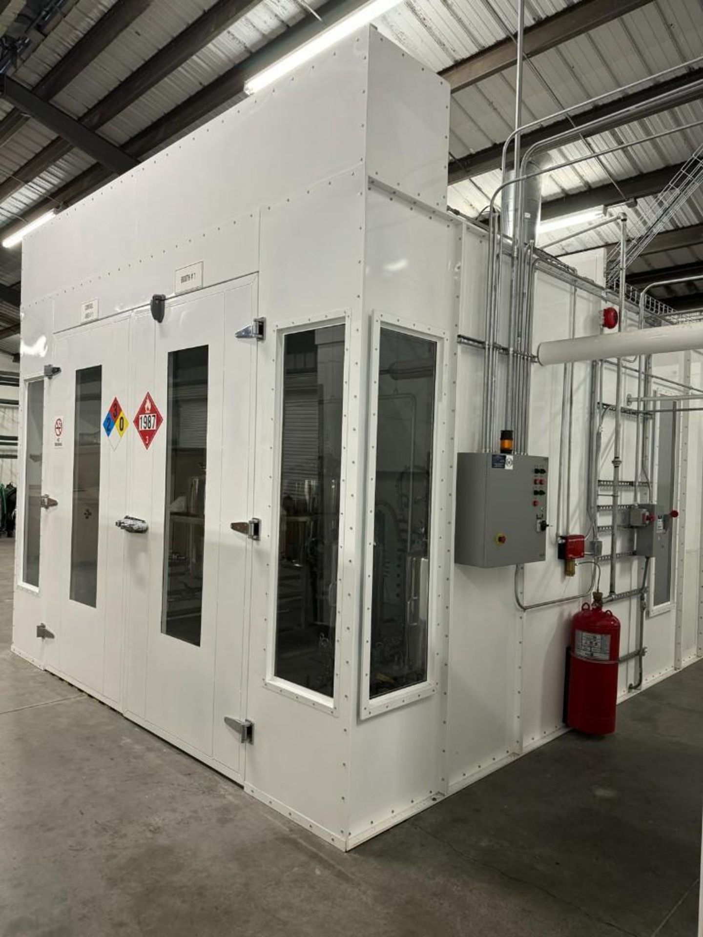 LOT: (2) Advanced Extraction Labs C1D1 Extraction Booths. Booth #1: M.E.G.A series DELUXE, Dimension
