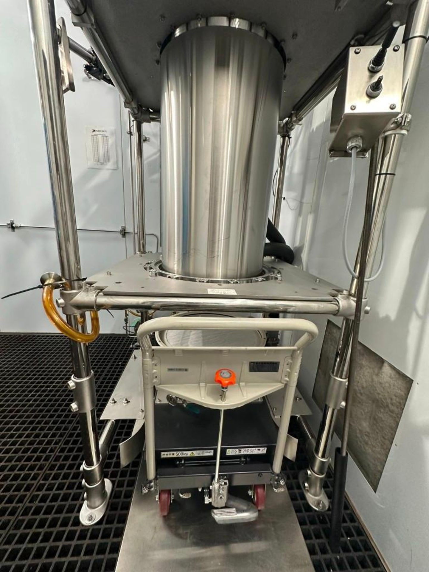 Decimal Engineered Systems 100L SS Jacketed Crystallization and Filtration Reactor, with SS Agitator - Image 3 of 37