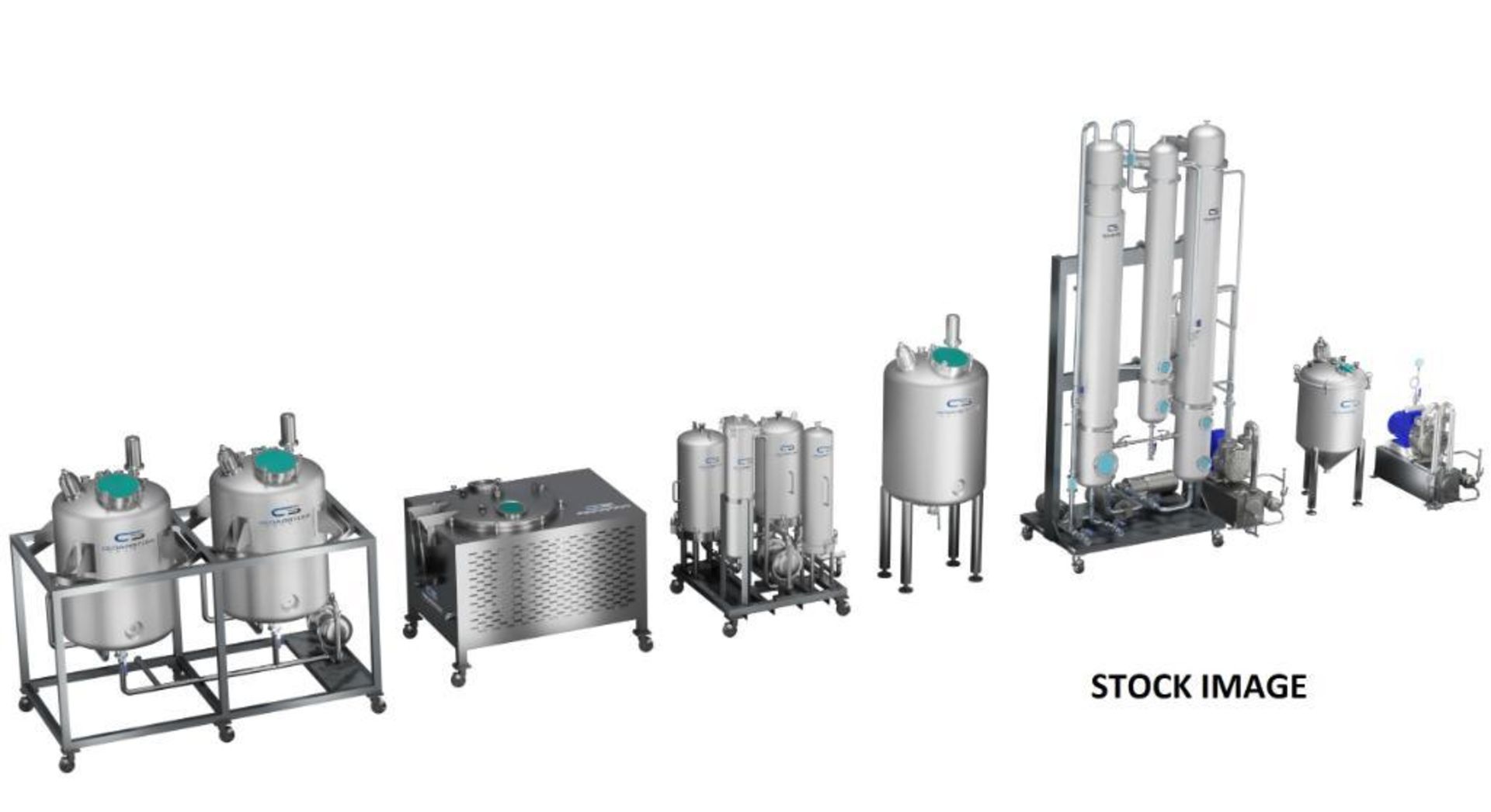 Cedarstone Industry CEX-150 Industrial Ethanol Extraction System, Stainless Steel. Consisting Of: (1