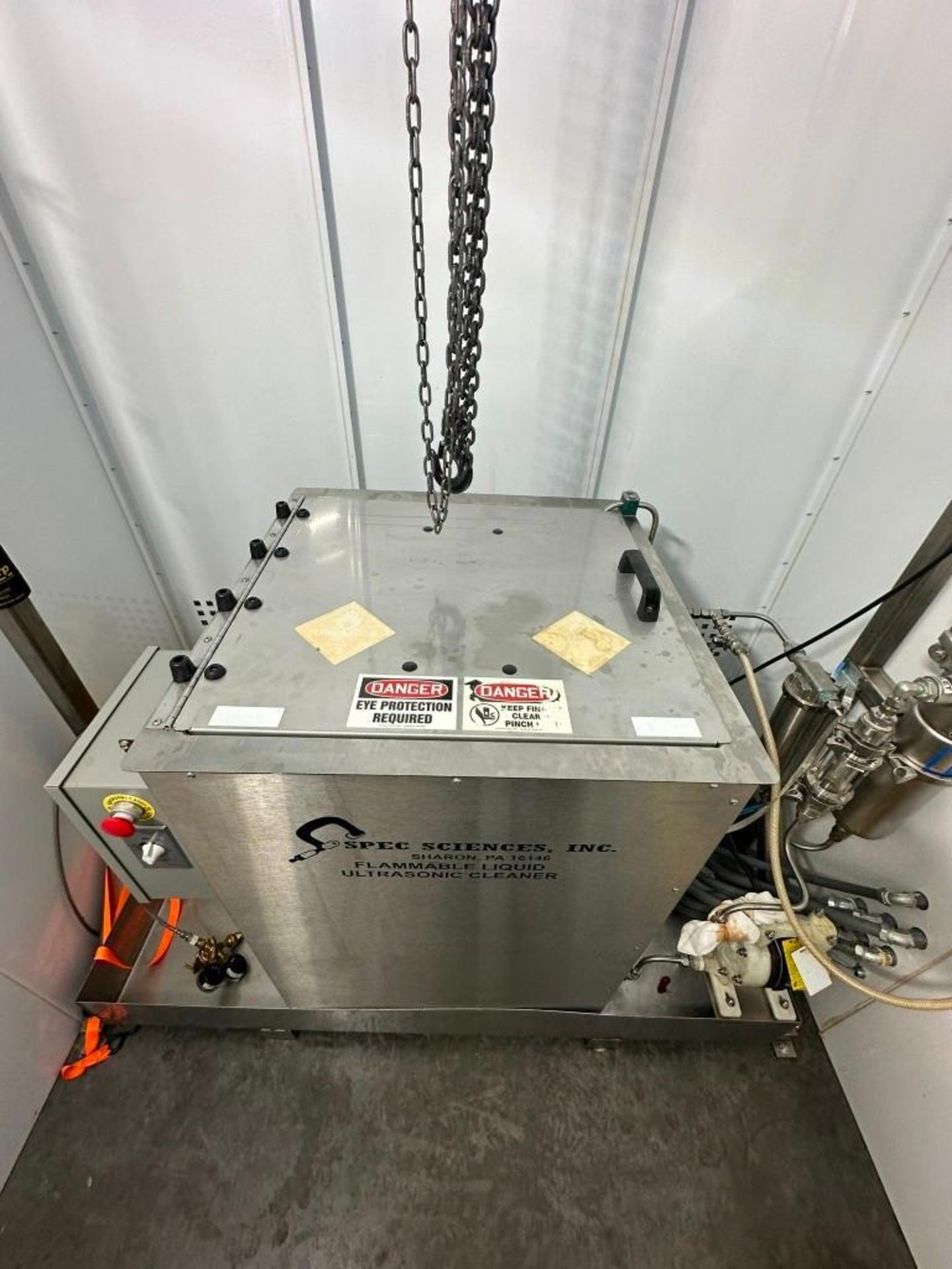 Spec Sciences Flammable Liquid Ultrasonic Cleaner Model 242436, S/N 00619150, with Control Panel and - Image 3 of 14