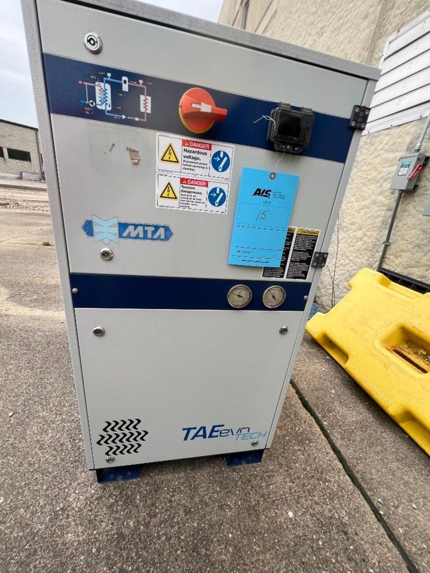 M.T.A. tAEevo Tech Chiller, Model 051, Serial# 2200339772, Built 2019. - Image 3 of 12