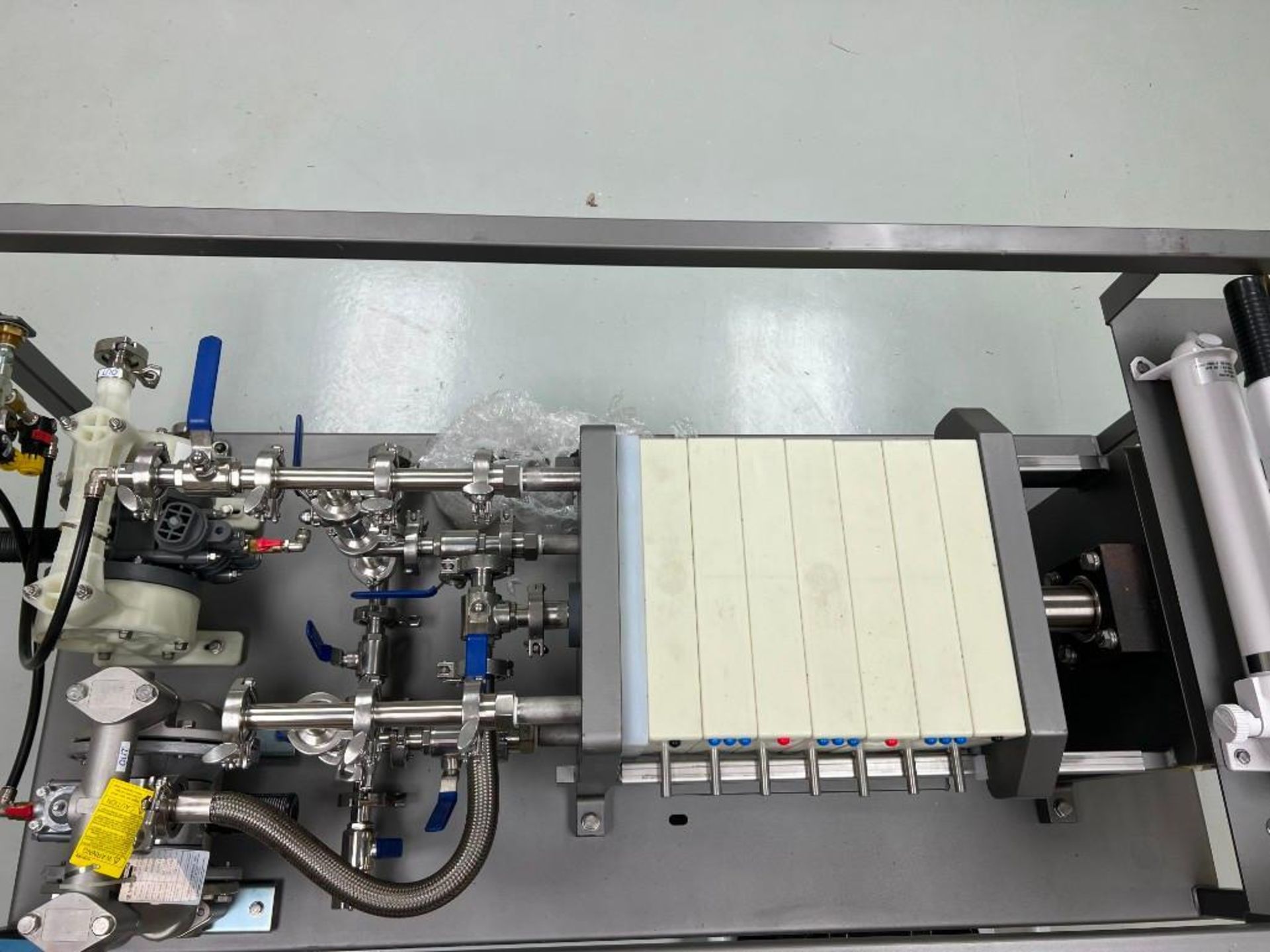 M.W. Watermark 320mm Pilot Filter Press, Model FP320G32L-6-0.3MXX, Serial# FP01266, Built 2019. With - Image 4 of 34