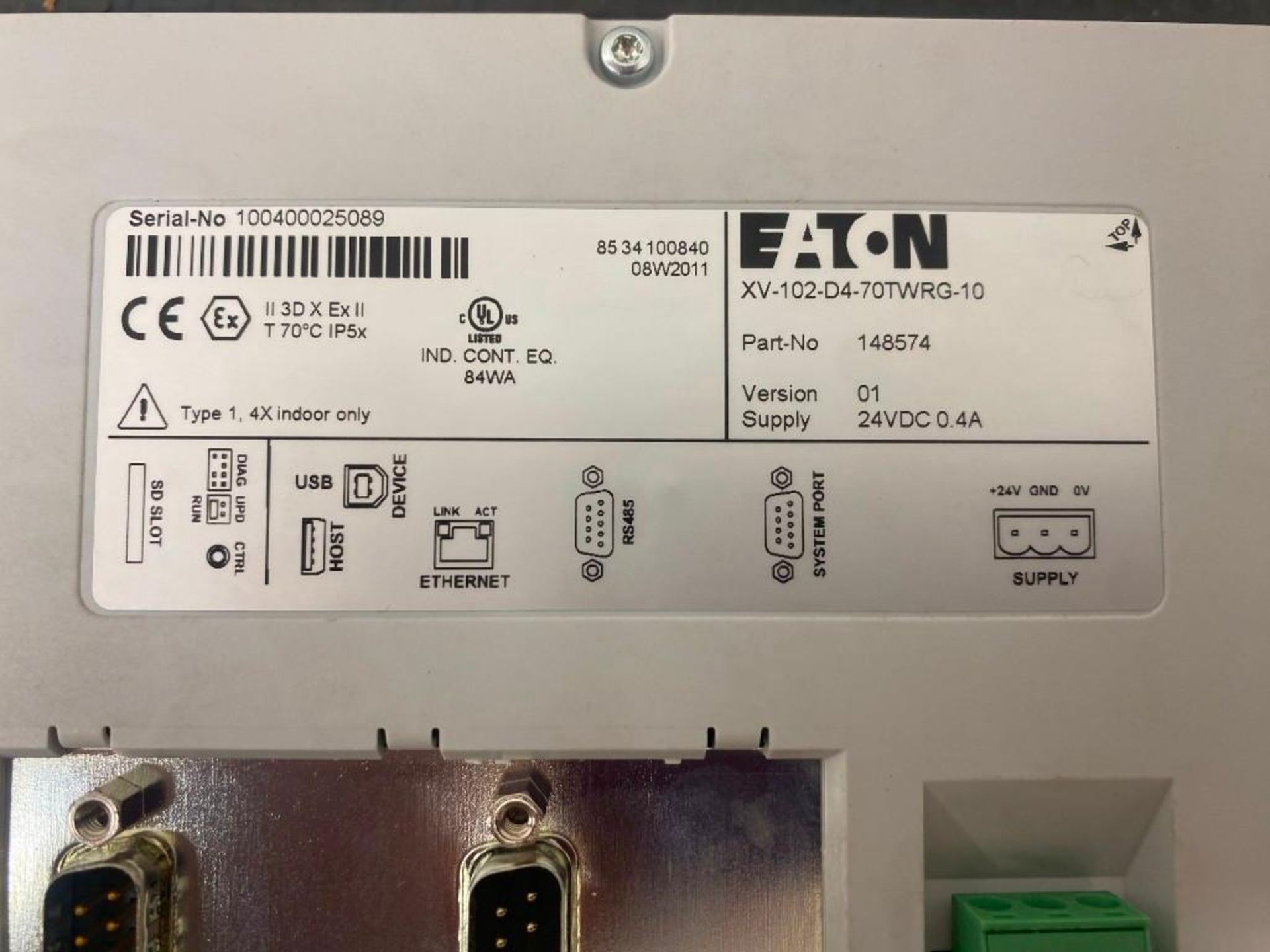 NEW WITHOUT ORIG. PACKAGING EATON OPERATOR PANEL XV-102-D4-70TWRG-10 - Image 4 of 4
