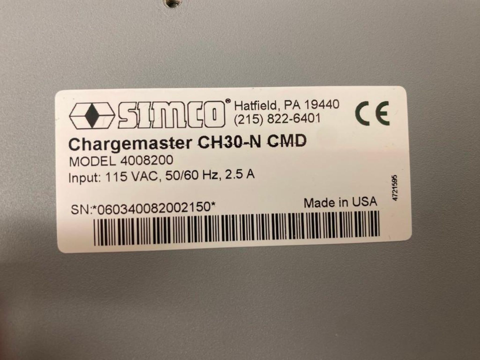 1 NEW IN BOX SIMCO CHARGEMASTER 4008200 - Image 3 of 3