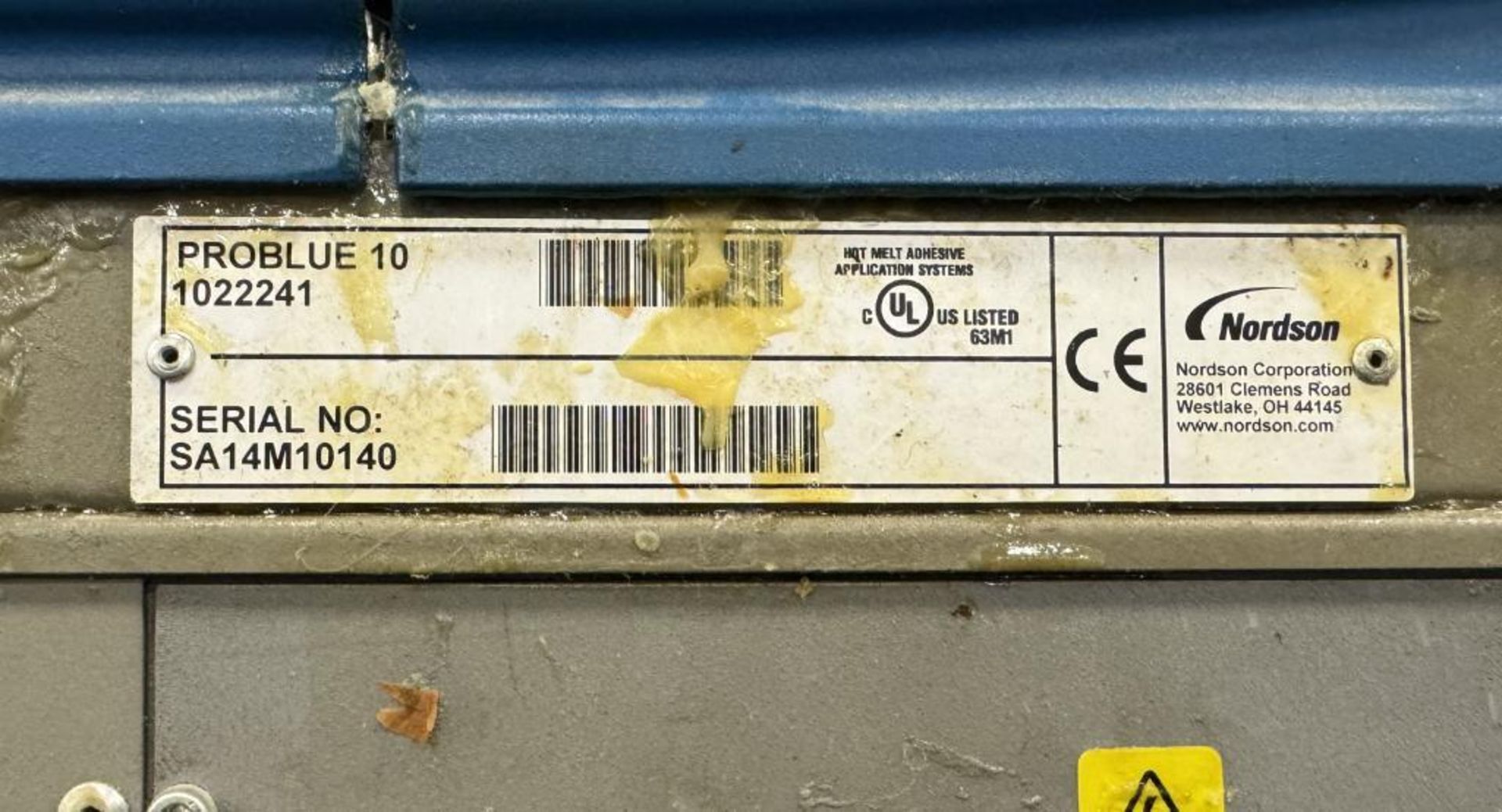 Nordson Problue 10 Glue Unit, Serial# SA14M10140. **FROM LOT#2- AVAILABLE FOR SALE IF LOT#2 NOT SOLD - Image 3 of 3