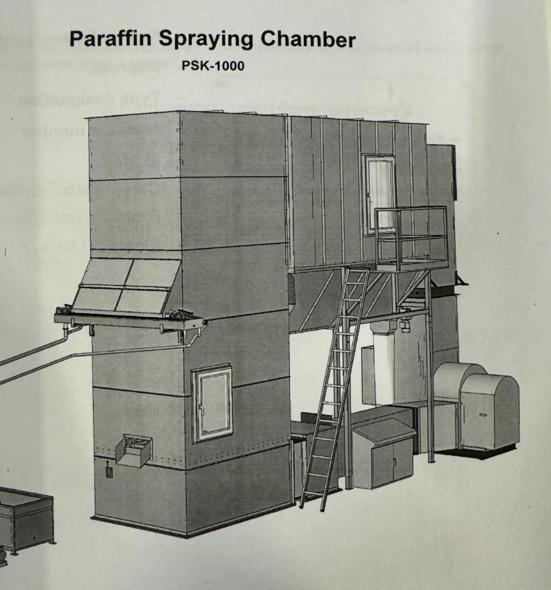 Herrhammer Paraffin Spraying Chamber, Type PSK-1000A, Serial# 14700045, Built 2014. - Image 33 of 34