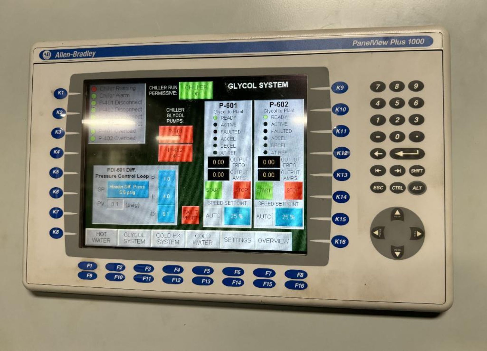 Glycol System Control Panel. With Allen-Bradley PanelView Plus 1000, Allen-Bradley PowerFlex 700, 52 - Image 2 of 10