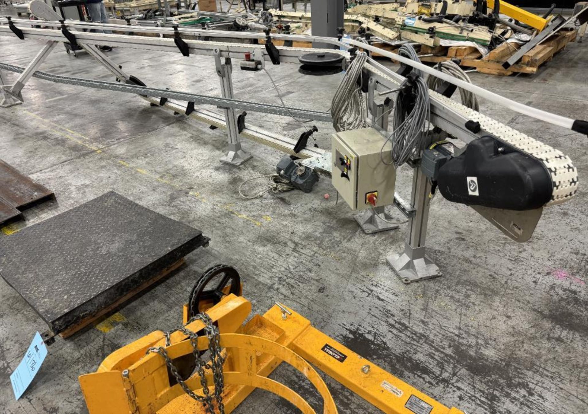Lot Of Misc. Conveyor. With tabletop, belt and expandable. - Image 2 of 12