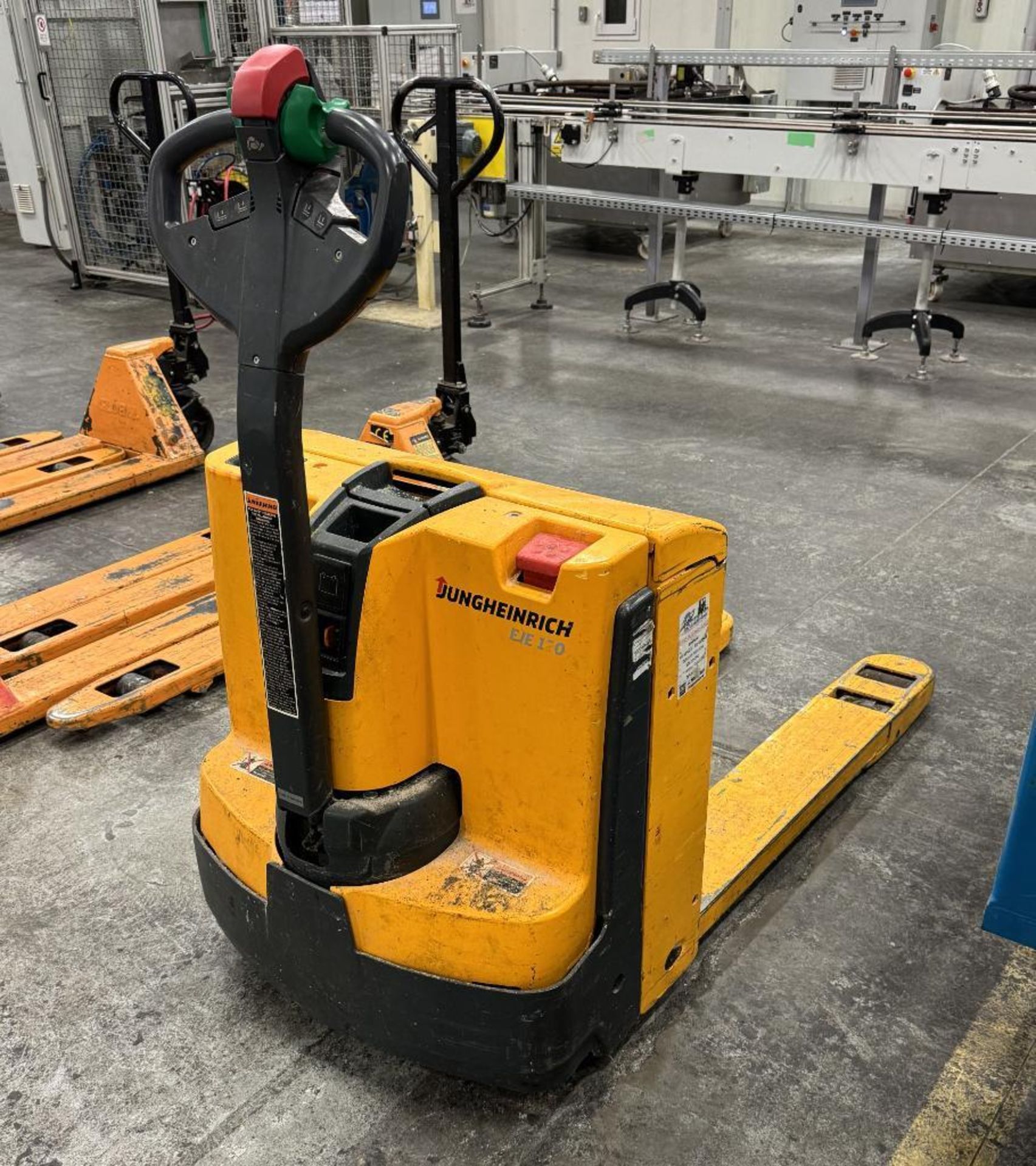 Jungheinrich Approximate 4500 Pound Electric Pallet Jack, Model EJE120, Serial# 98087076. - Image 4 of 6