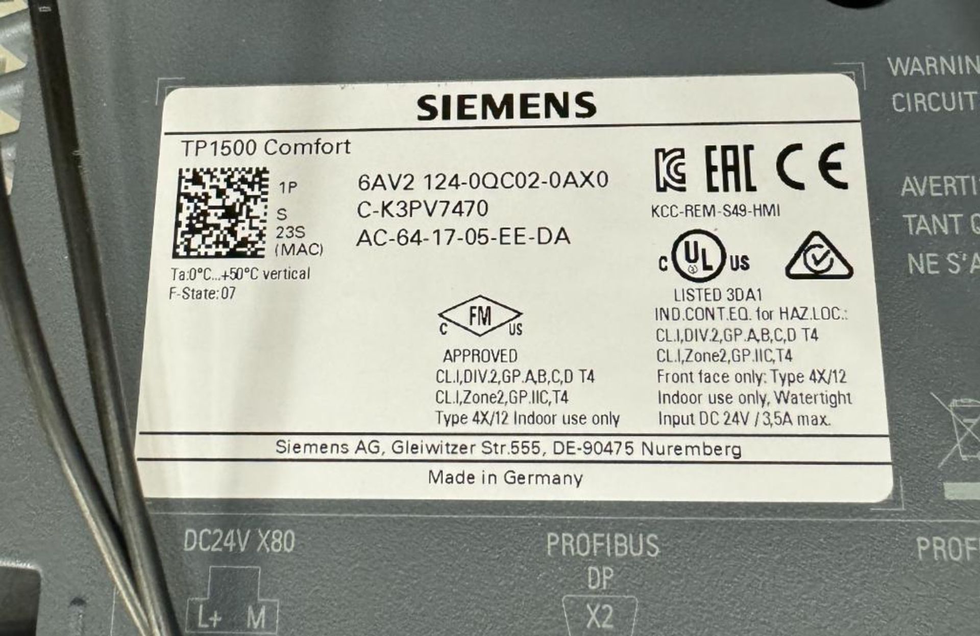 Lot Of (3) Control Panels. With Siemens Simatic HMI Touch Panel, Siemens PLC's, Eaton drives, misc. - Image 35 of 35