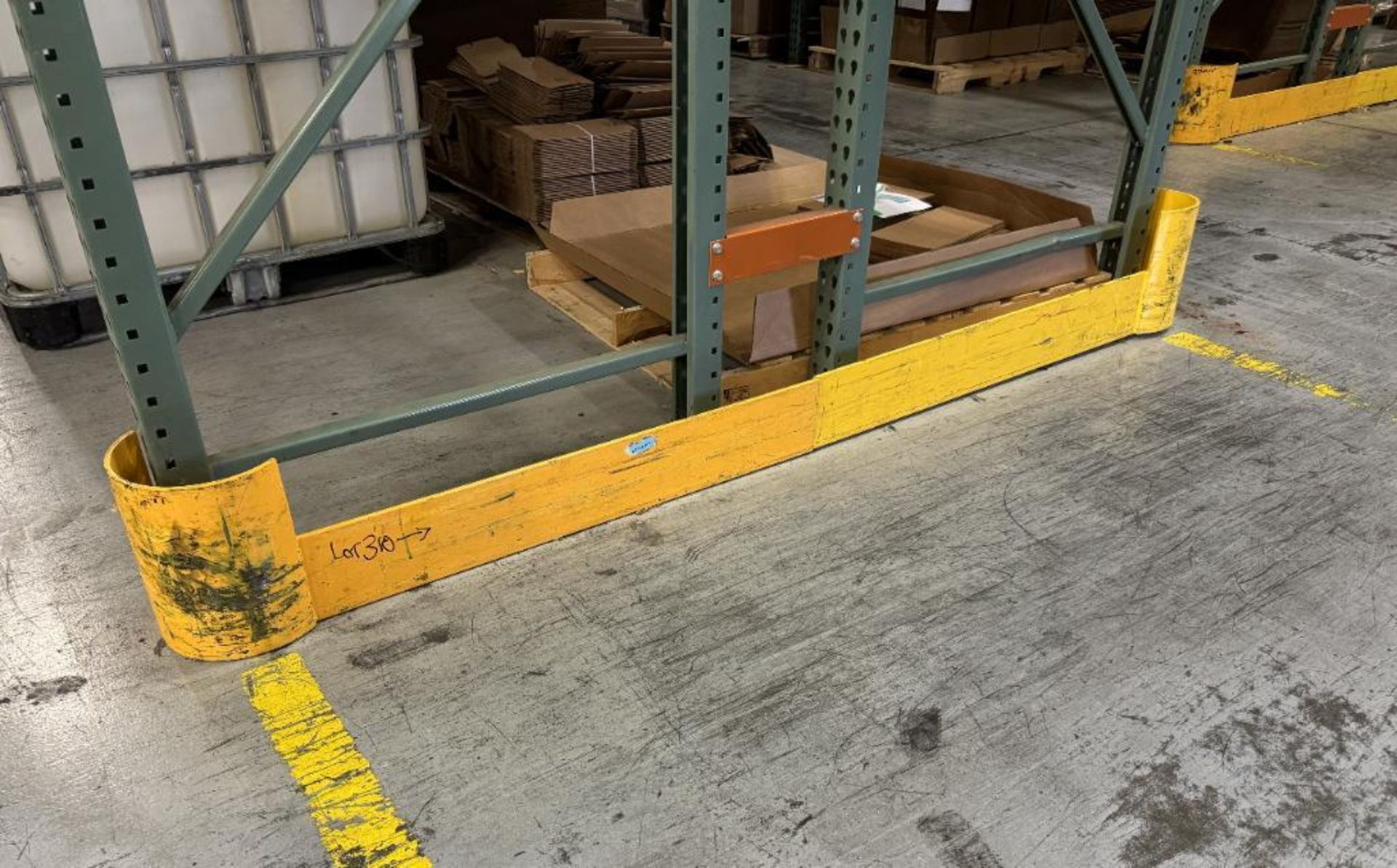 Lot Of Approximate (45) Installed Floor Mounted Pallet Racking Safety Guards. - Image 4 of 4