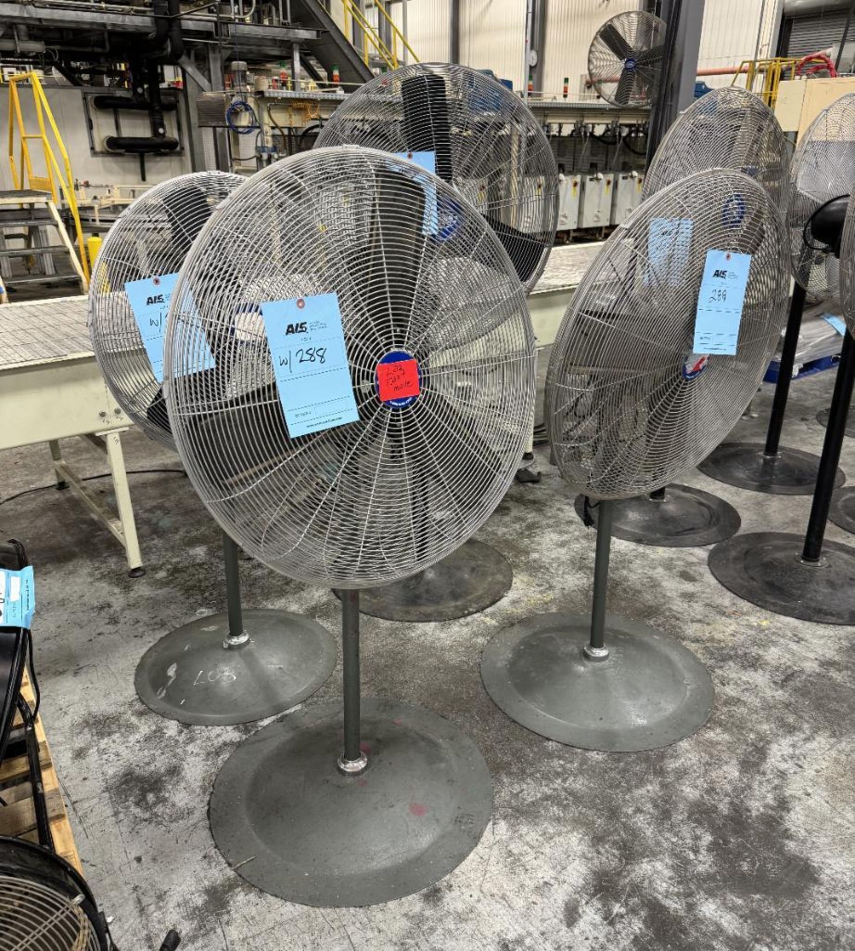 Lot Of (4) Pedestal Fans.