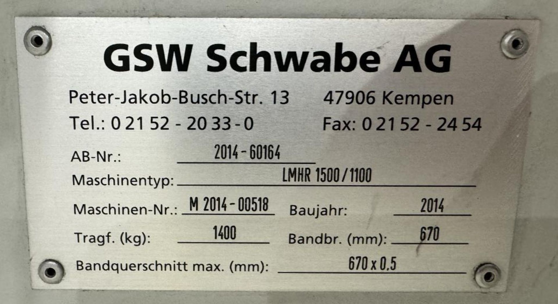 Schuler Beutler C-Frame Power Press, Model PSTC400, Serial# M01321/40/12/198/14, Built 2014. With op - Image 15 of 18