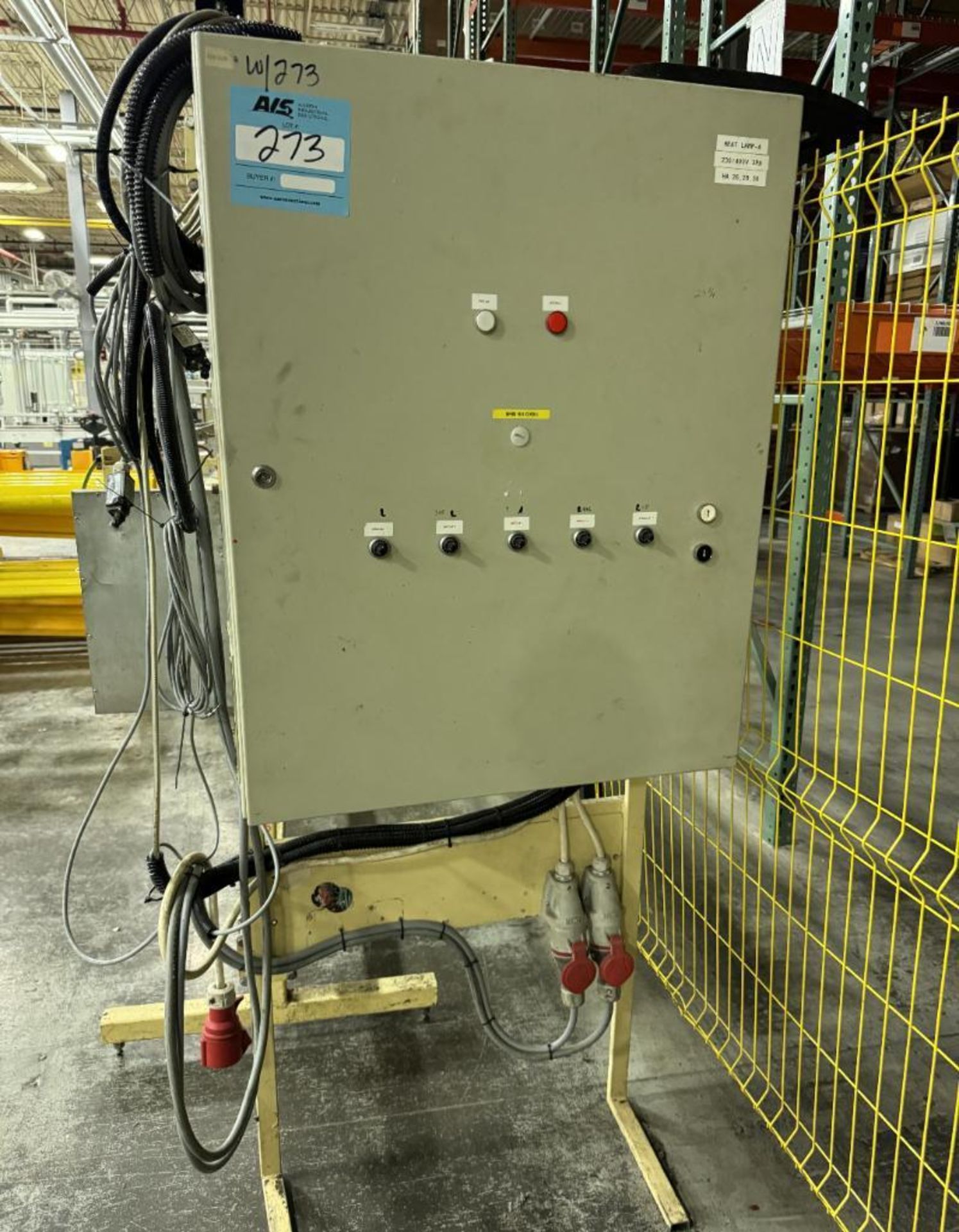 Heat Lamp Dryer. With approximate (9) lamps and control panel. - Image 7 of 9