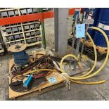 Lot Consisting Of: (4) Drum pumps, misc. hose and rope.