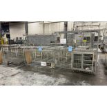 Lot Consisting Of: (2) Security Cages, (1) Cabinet, (1) Wire Basket.