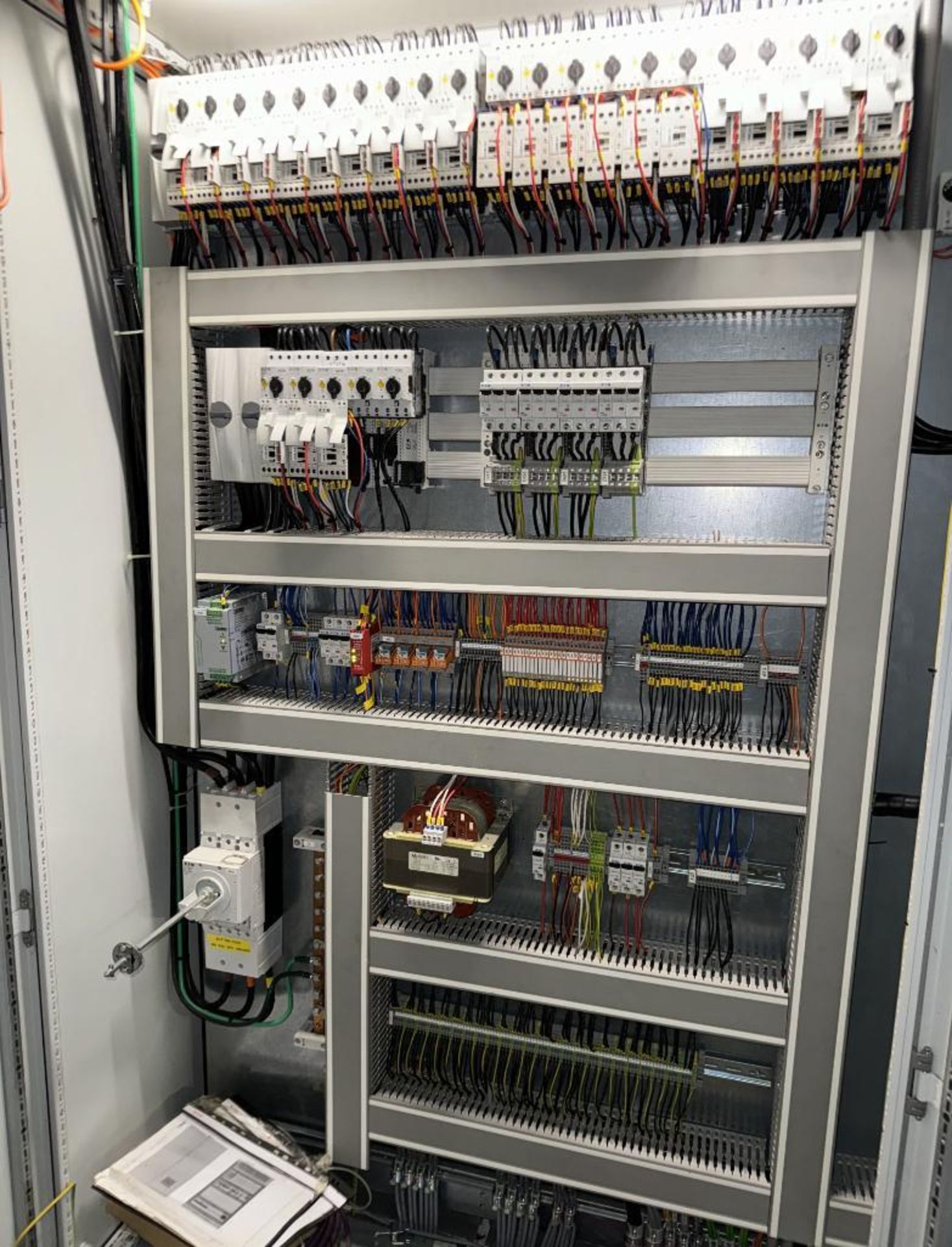 Lot Of (3) Control Panels. With Siemens Simatic HMI Touch Panel, Siemens PLC's, Eaton drives, misc. - Image 11 of 35