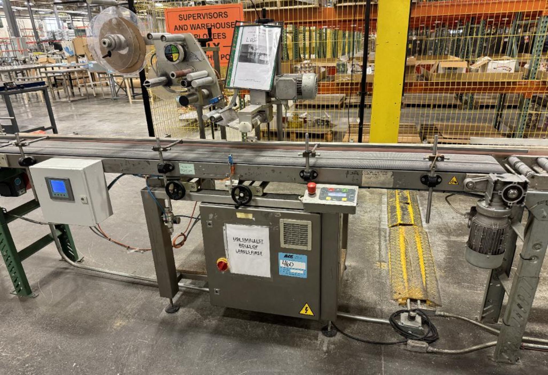 Engineering Sp. Label Applicator, Type Walker TC, Serial# CM1604, Built 2016. With control panel and
