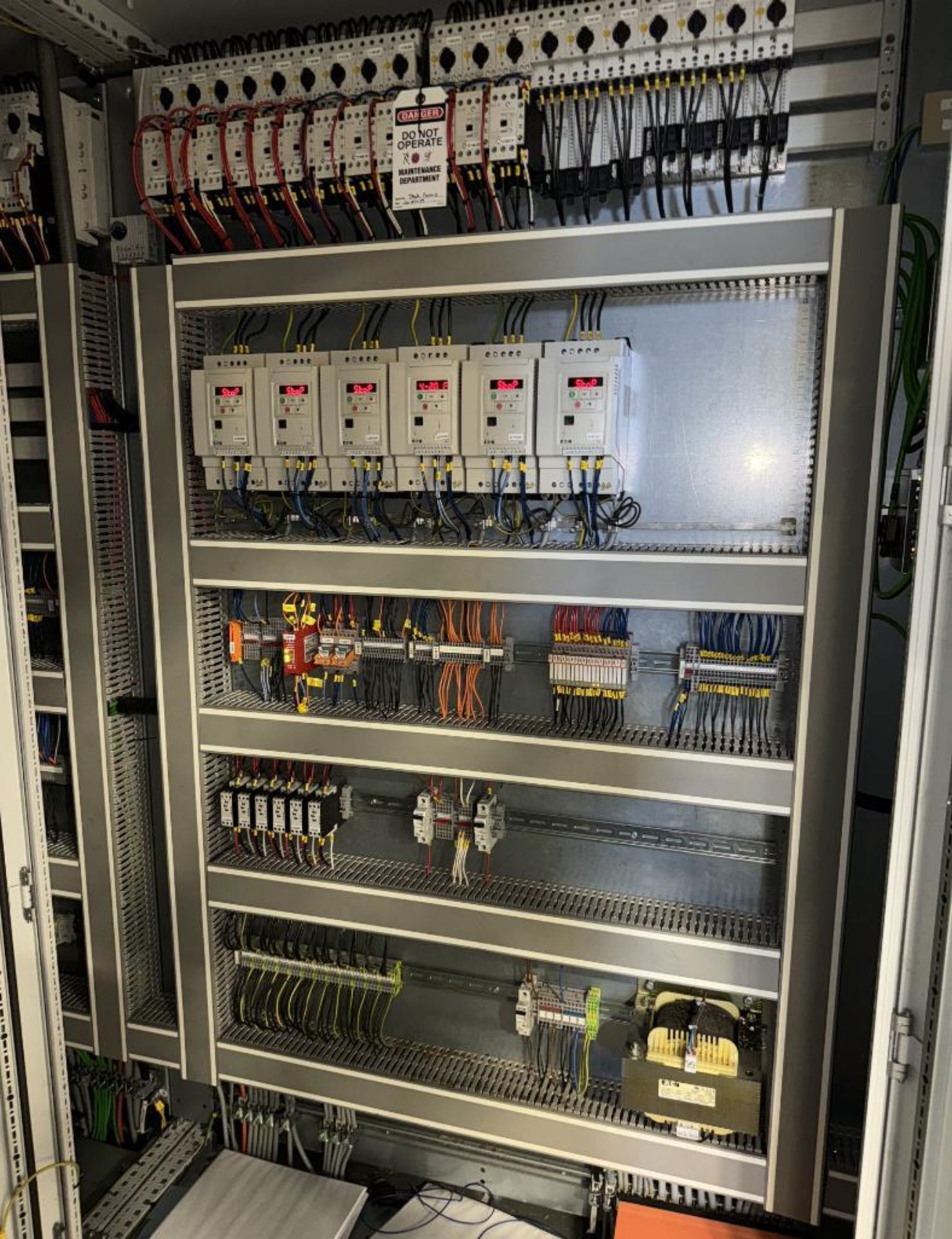 Lot Of (3) Control Panels. With Siemens Simatic HMI Touch Panel, Siemens PLC's, Eaton drives, misc. - Image 16 of 35