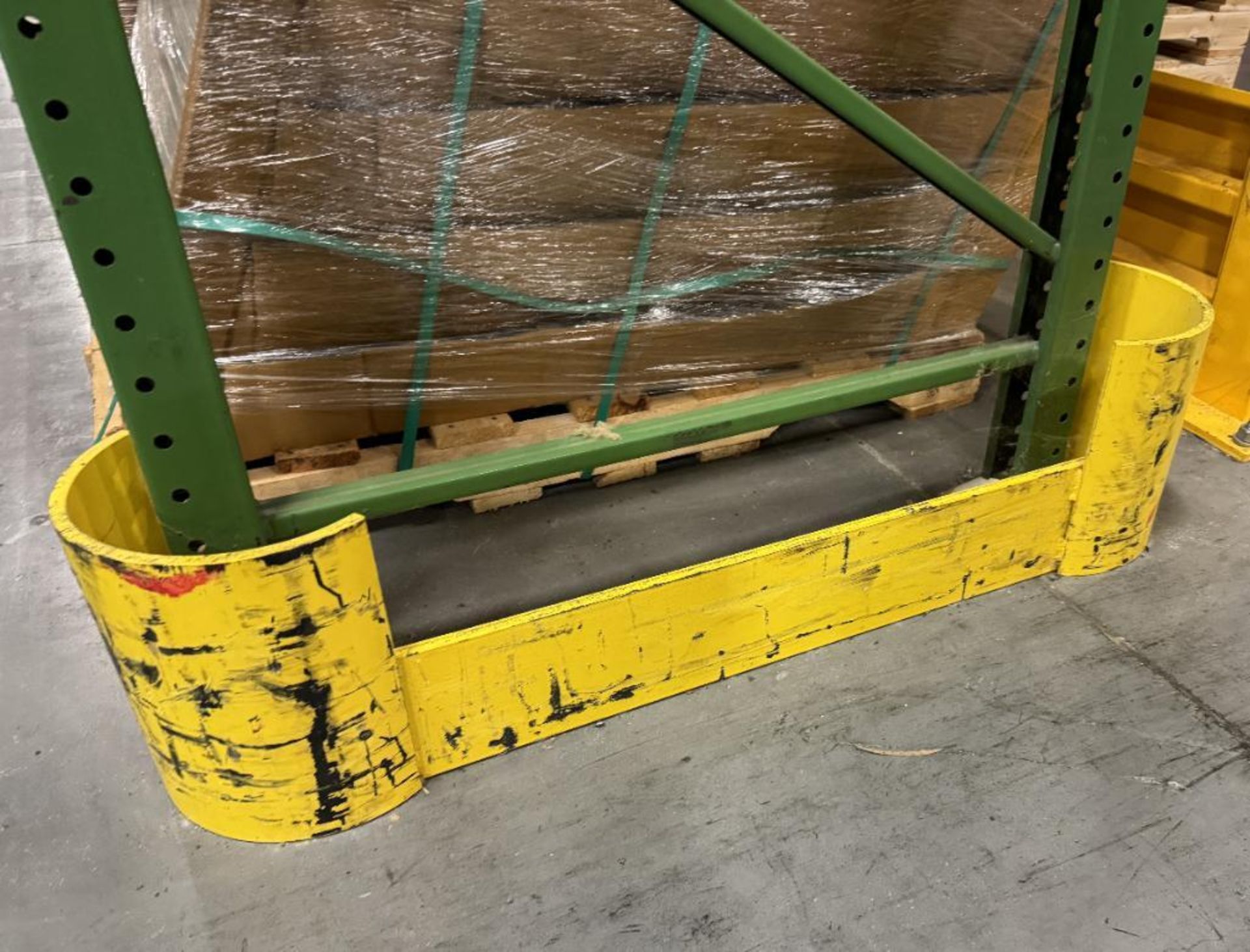 Lot Of Approximate (45) Installed Floor Mounted Pallet Racking Safety Guards. - Image 2 of 4