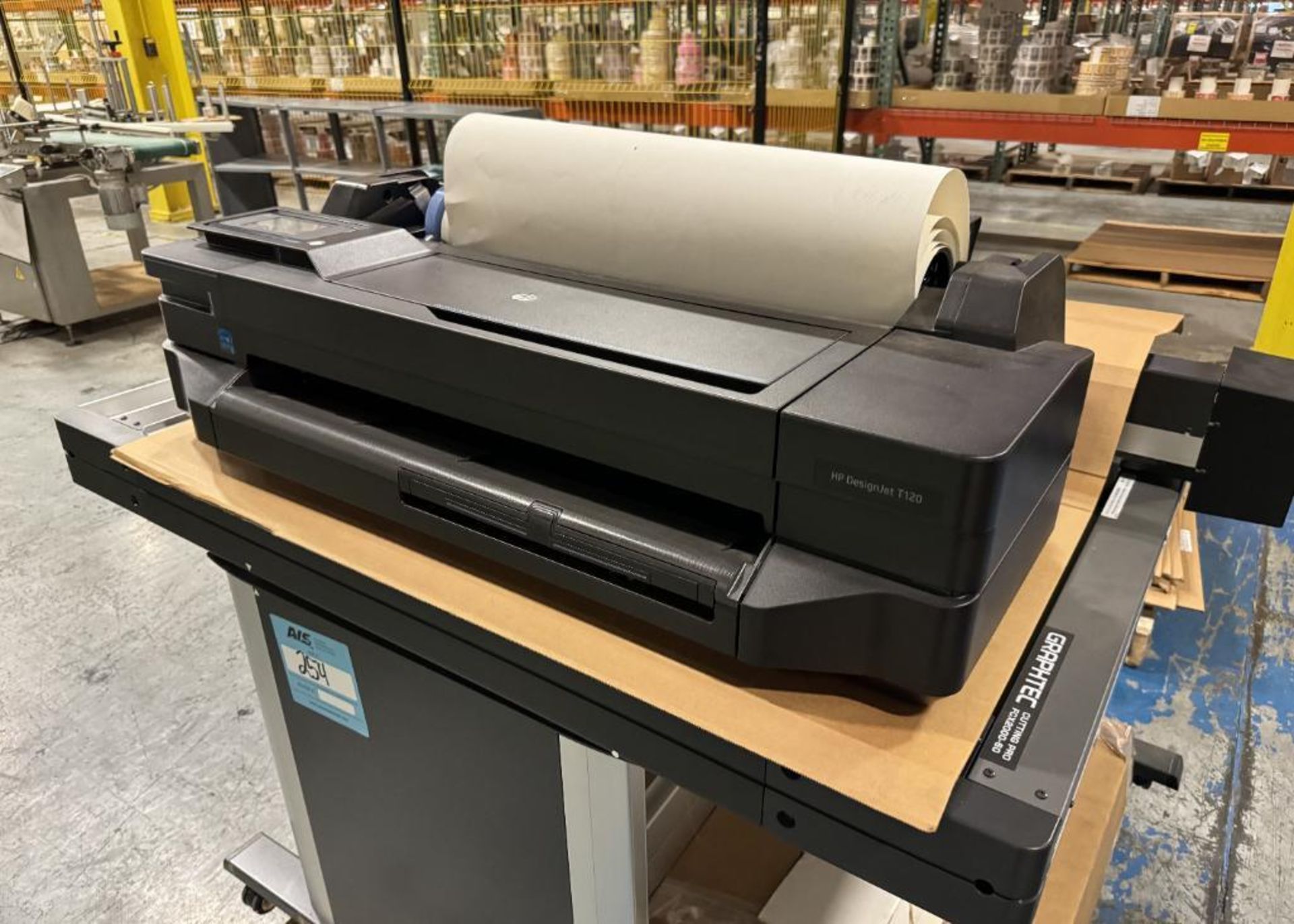 Lot Consisting Of: (1) Graphtec Cutting Plotter, Model FCX2000-60VC, (1) HP DesignJet T120 Printer. - Image 9 of 11