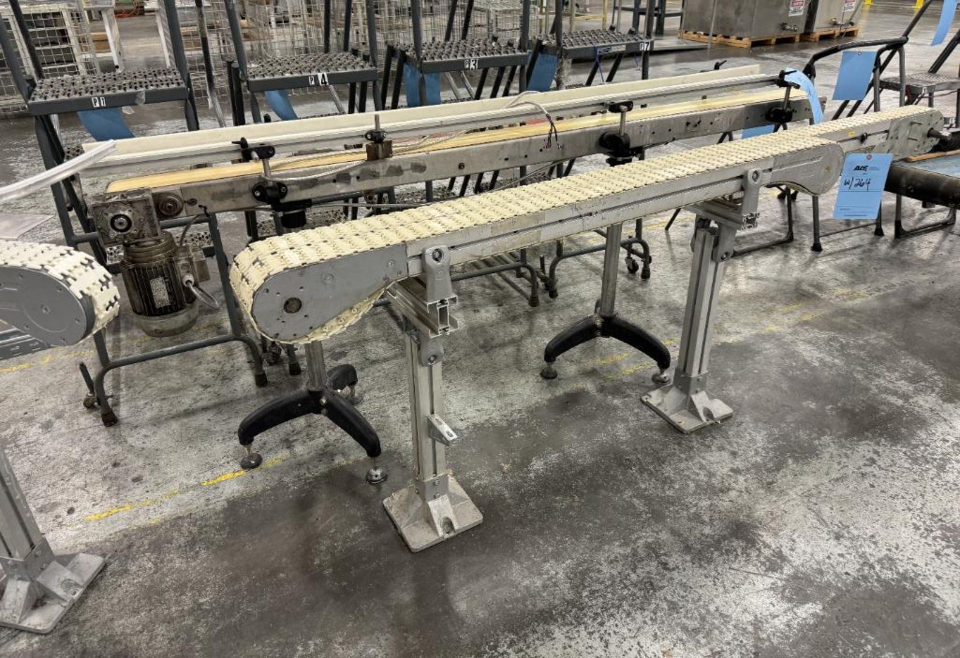 Lot Of Misc. Conveyor. With tabletop, belt and expandable. - Image 6 of 12