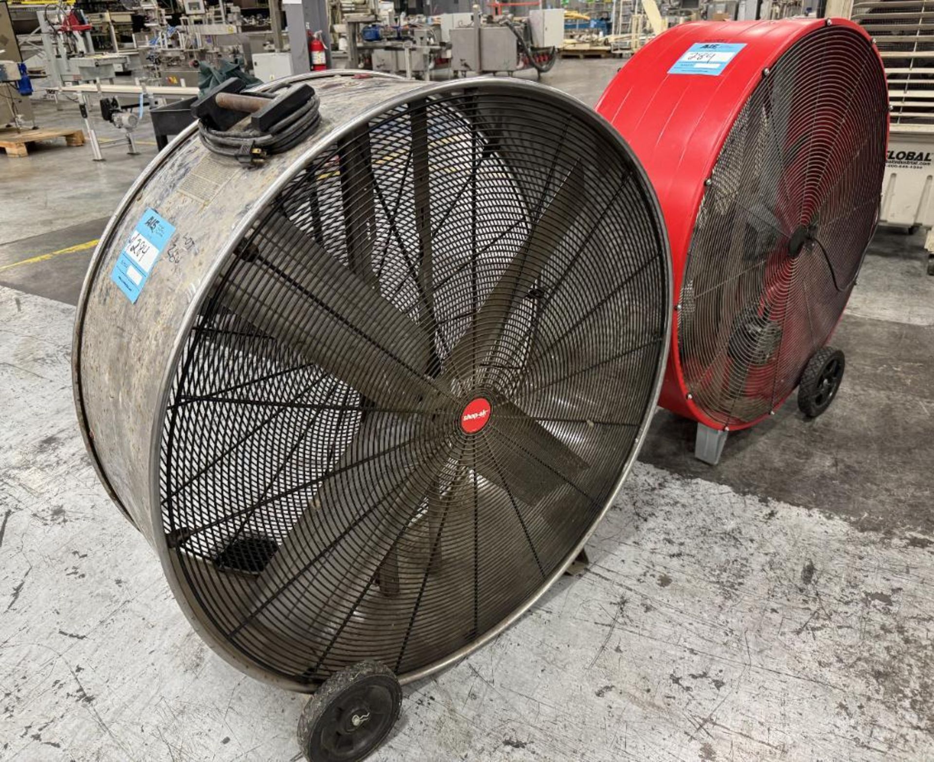Lot Of (2) Drum Fans. With (1) Shop-Air, (1) Maxx Air. - Image 2 of 8