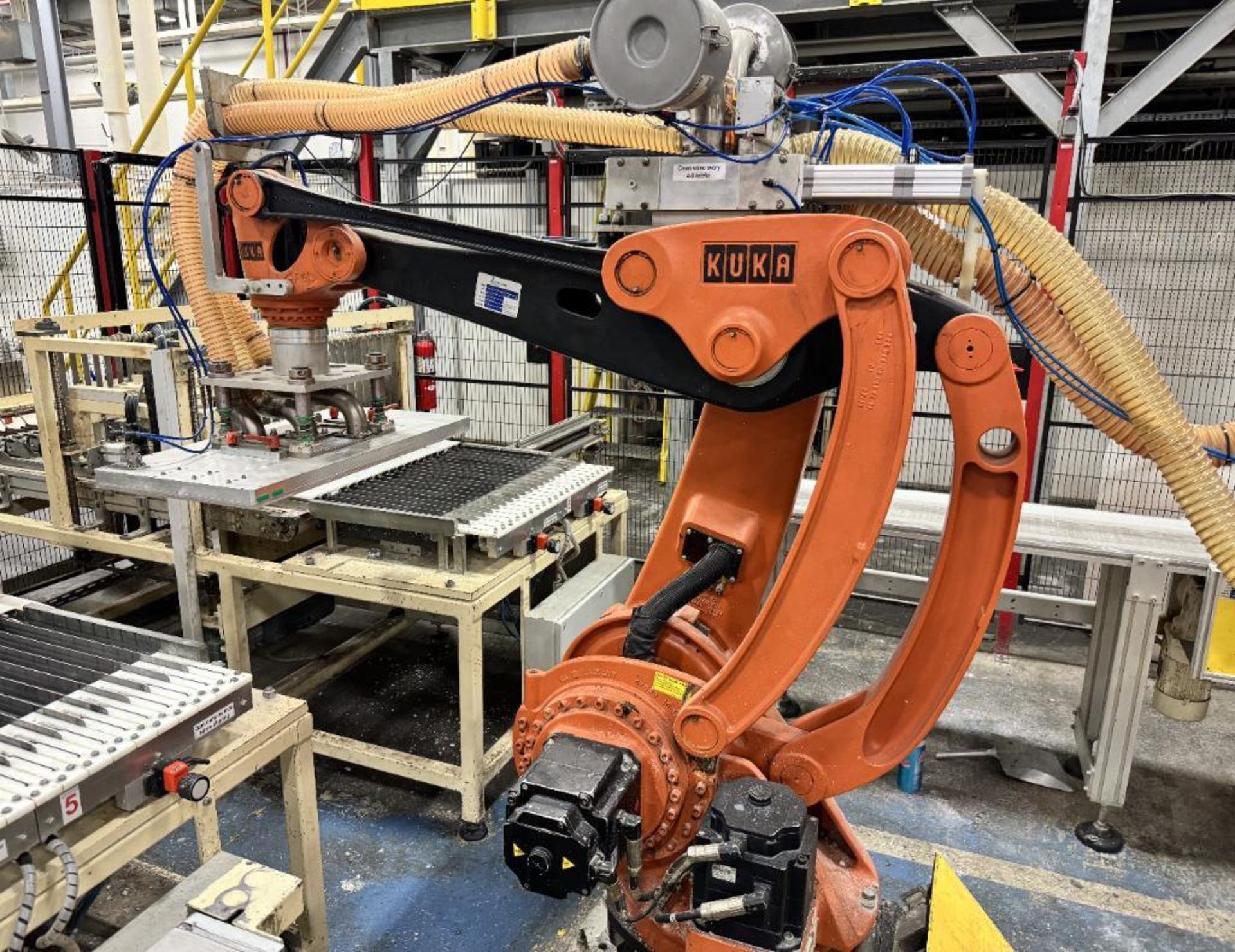 Kuka Robot, Model KR40PA, Serial# 767717, Built 2014. With operator controller, and KRC4 contol pane - Image 2 of 19
