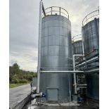 EKO Stal Approximate 60,000 Liter 304 Stainless Steel Tank. Approximate overall 146 x 26' tall. Part