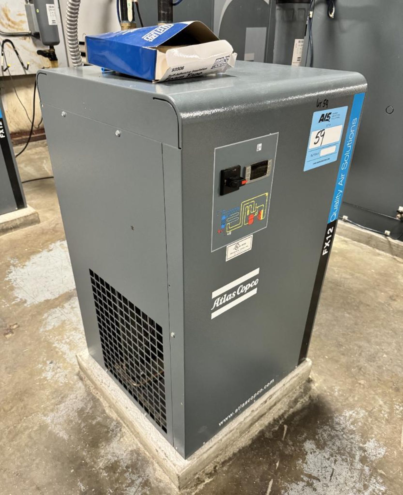 Atlas Copco Refrigerant Air Dryer, Type FX 12 (E10), Serial# ITJ379885, Built 2020. - Image 2 of 4