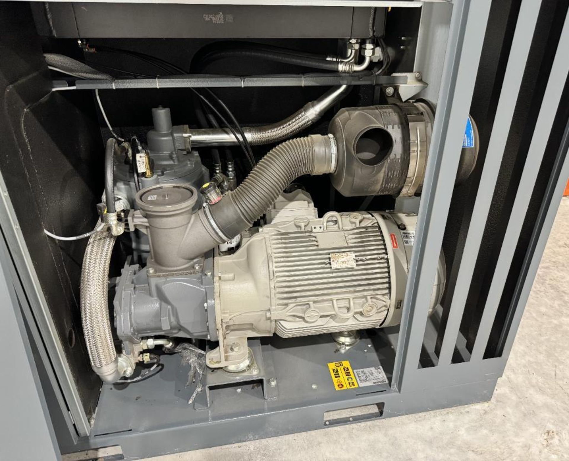 Atlas Copco Air Compressor, Model GA37FF, Serial# API589525, Built 2020. Approximate 3923 running ho - Image 4 of 9