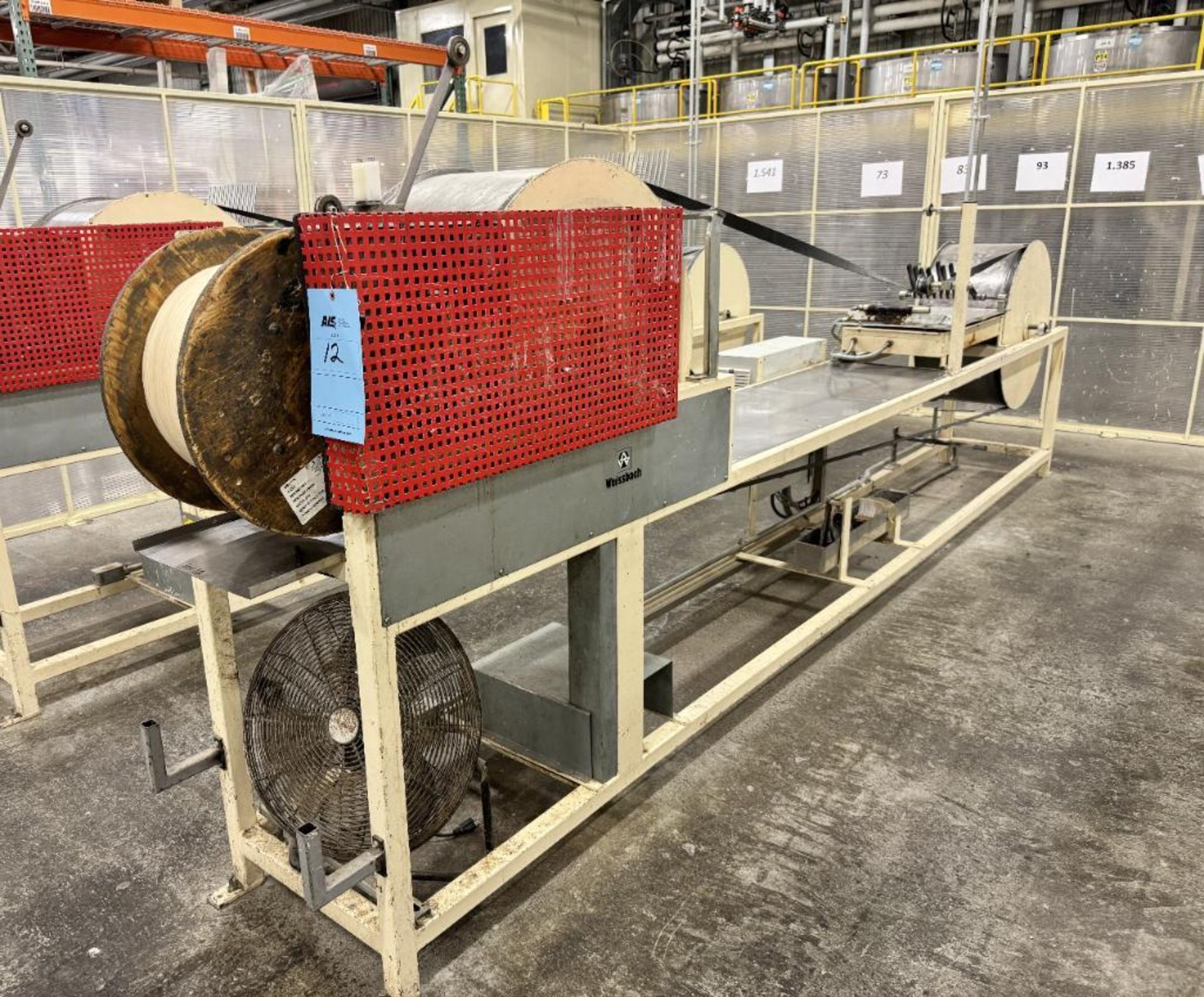 Arthur Weissbach GMBH Wick Paraffinizing Machine, Model DPA-1, Serial# 10184/2014. With panel, coati