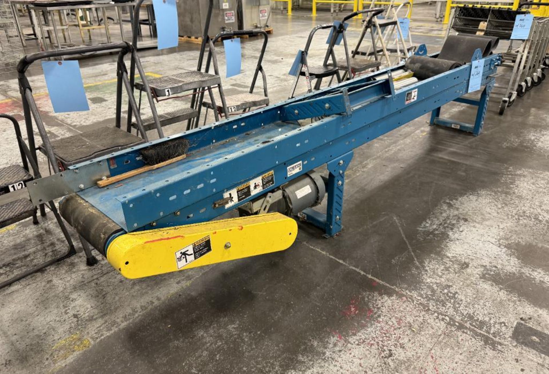 Lot Of Misc. Conveyor. With tabletop, belt and expandable. - Image 8 of 12