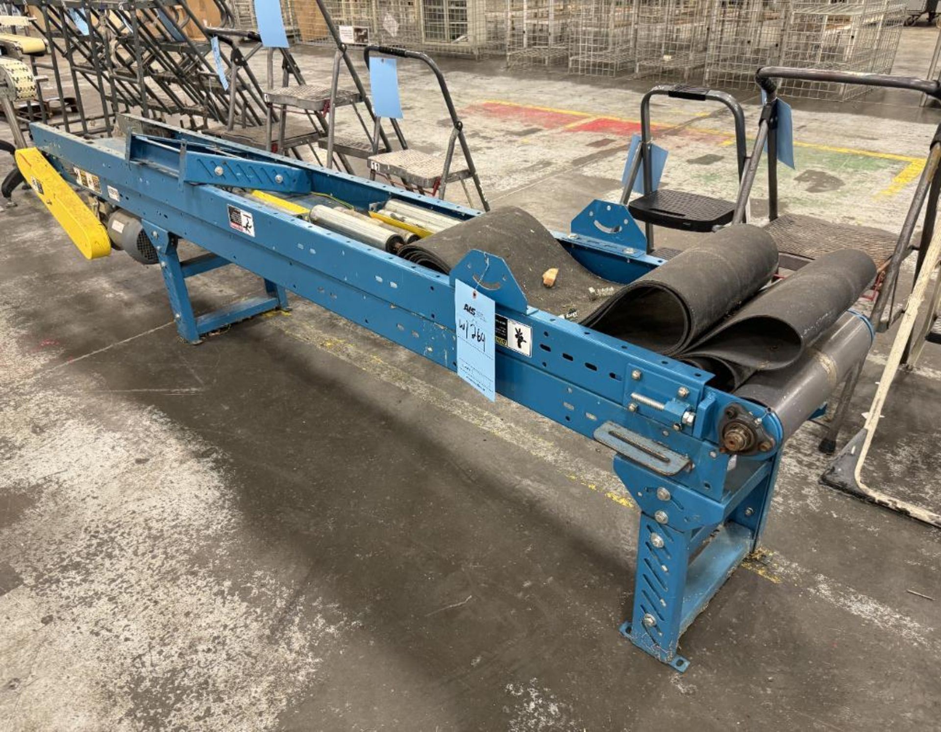 Lot Of Misc. Conveyor. With tabletop, belt and expandable. - Image 9 of 12