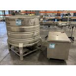 Lot Consisting Of: (1) UCON 750 Liter Stainless Steel Tote, (1) Rectangular stainless tote.