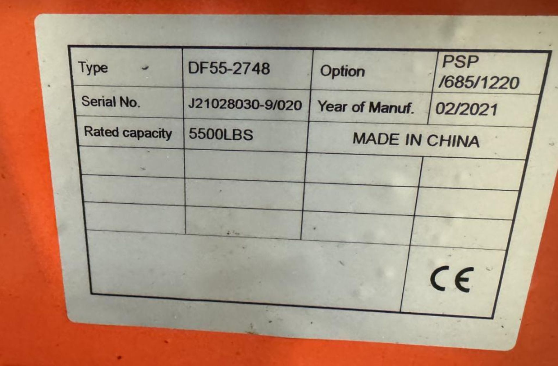 Lot Of (3) Pallet Jacks. With (1) Roughneck 2000# (not working), (1) Uline H-1043 5500#, (1) Nobleli - Image 7 of 7