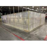 Lot Of Floor Mounted Partition Walls.