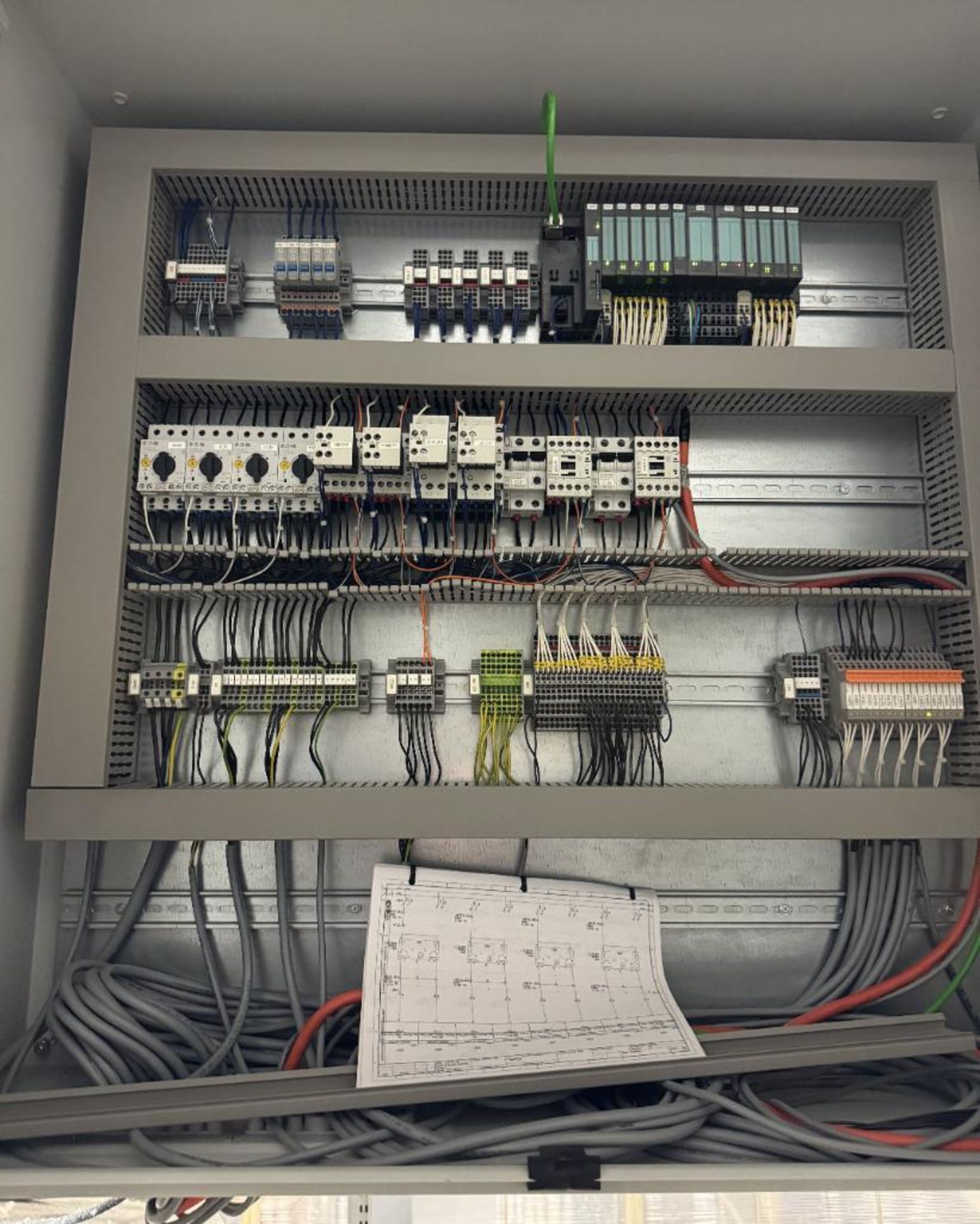 Lot Of (3) Control Panels. With Eaton drives, Siemens PLC's, misc. relays. - Image 2 of 15