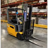 Jungheinrich Approximate 2500 Pound Electric Forklift, Model EFG213, Serial# FN578817. Approximate 1