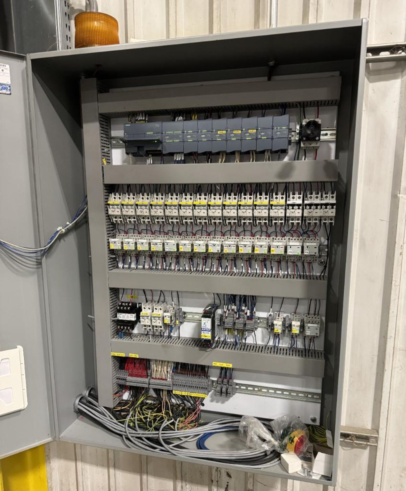 Lot Of (2) Control Panels. With Siemens Simatic HMI Touch Panel, Siemens PLC's, misc. relays. - Image 3 of 9