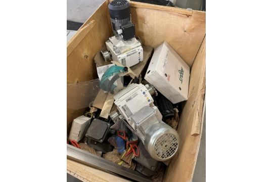 Lot Consisting Of: Assorted motors, electrical boxes, Allen-Bradley PowerFlex drive, safety lights, - Image 2 of 32