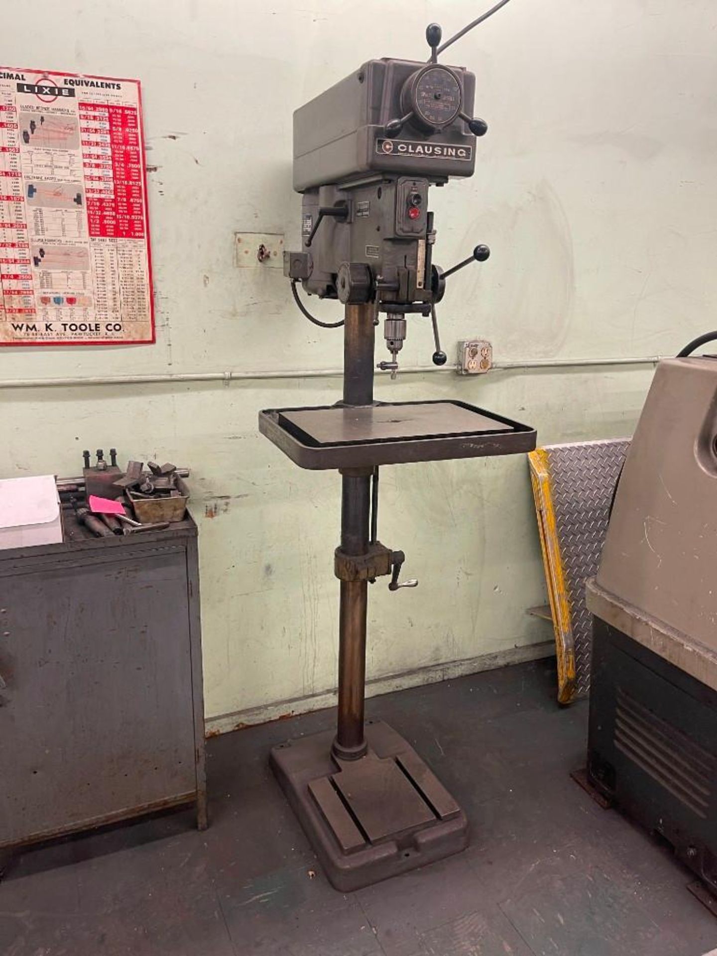 closing drill press