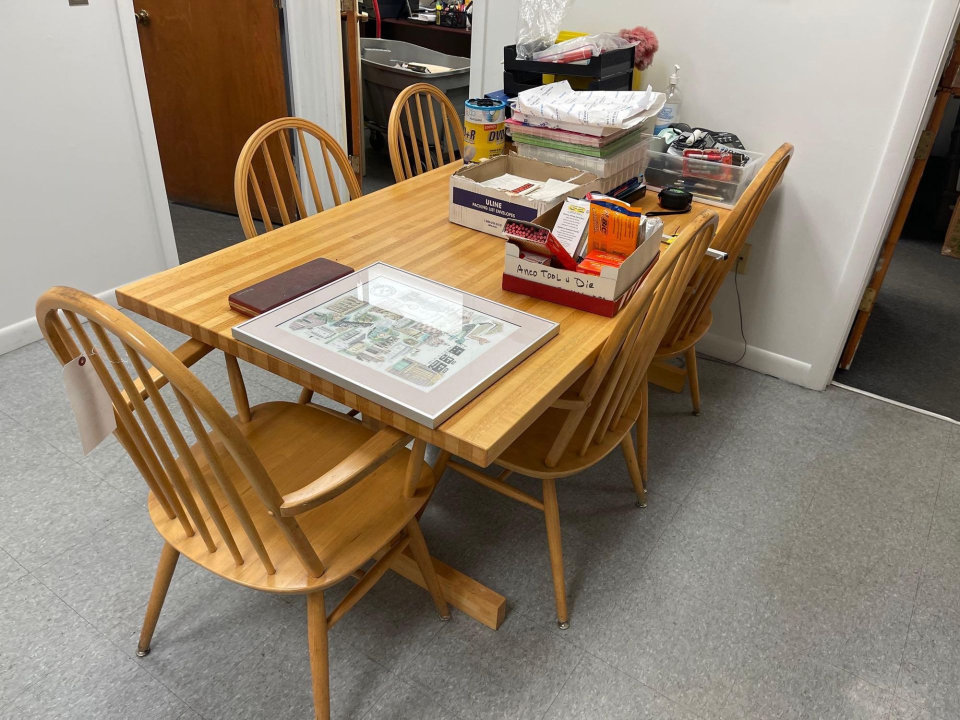 Dining Table with Chairs - Image 2 of 2