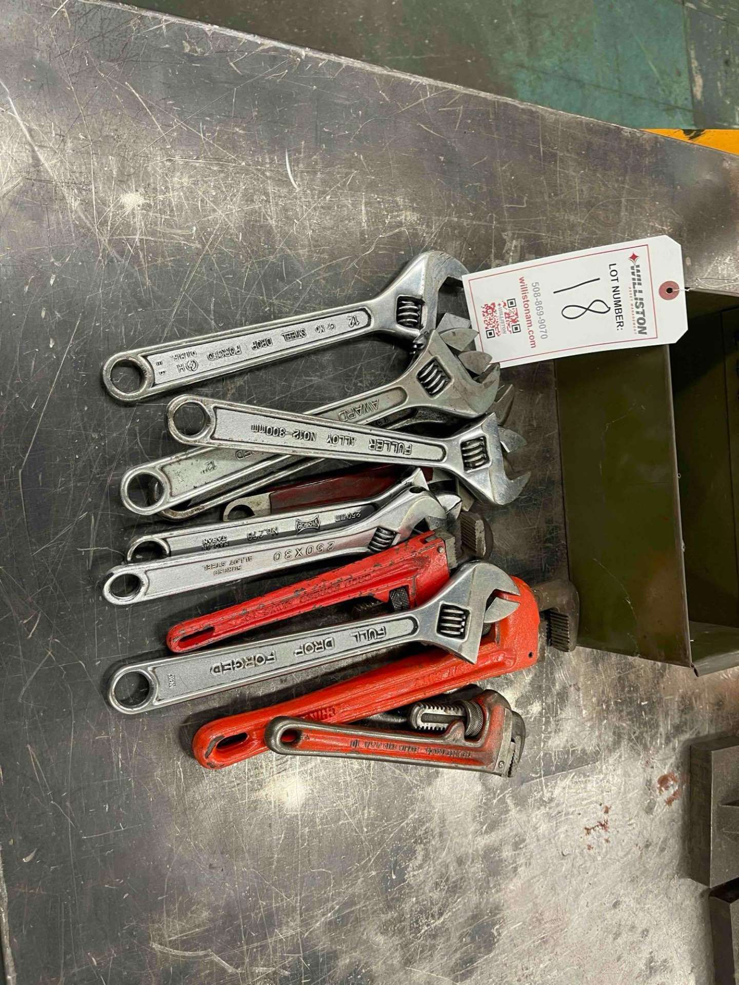 Lot of Adjustable Wrenches