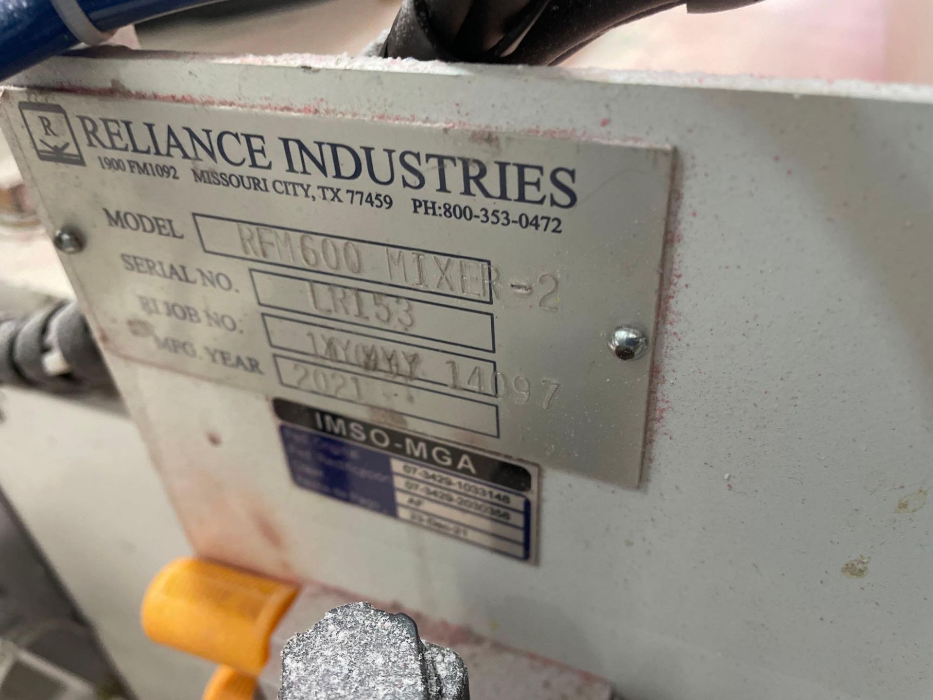 Reliance Industries Mixer - Image 4 of 7