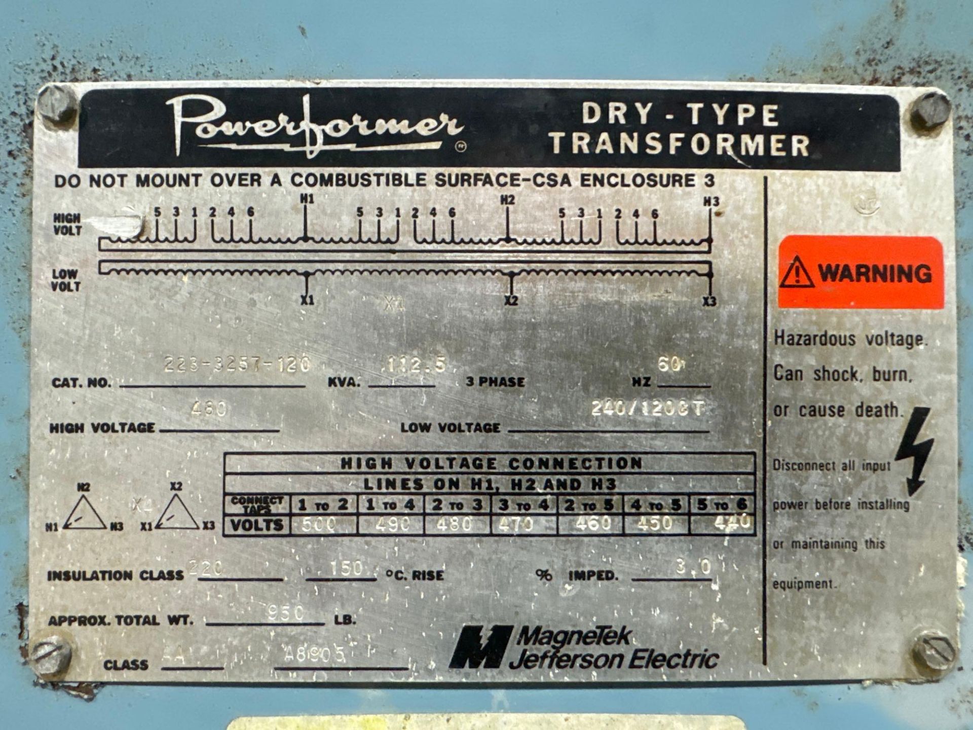 Powerformer Dry-Type Transformer - Image 3 of 3
