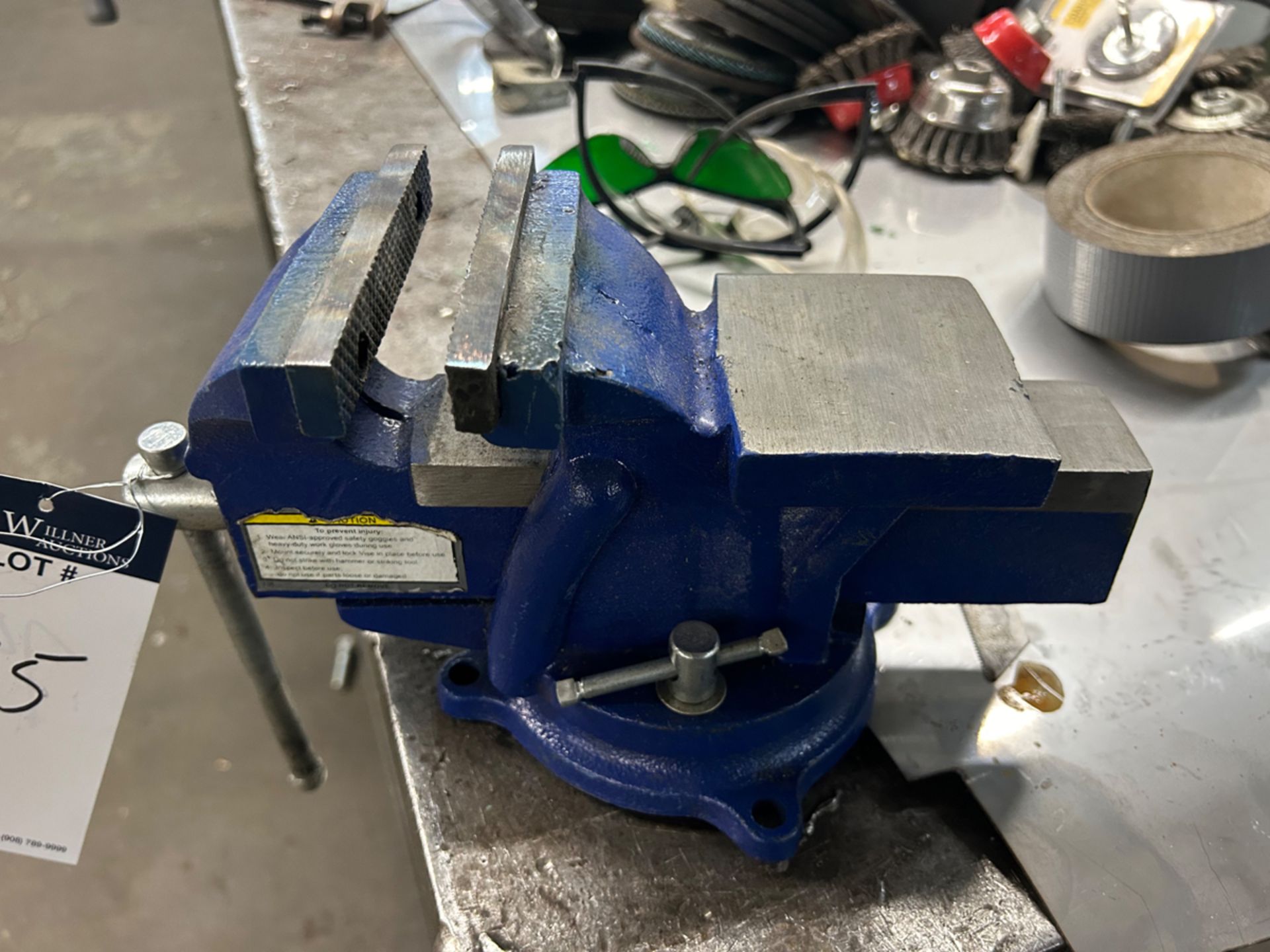 Central Forge 4" Swivel Vise - Image 3 of 4
