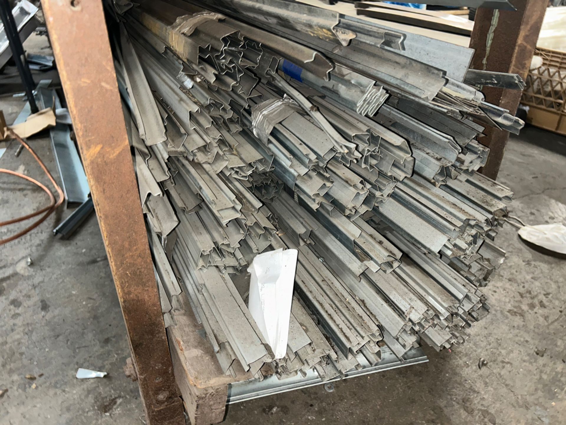 A Group of Ass't Galvanized Steel Extrusions - Image 2 of 3