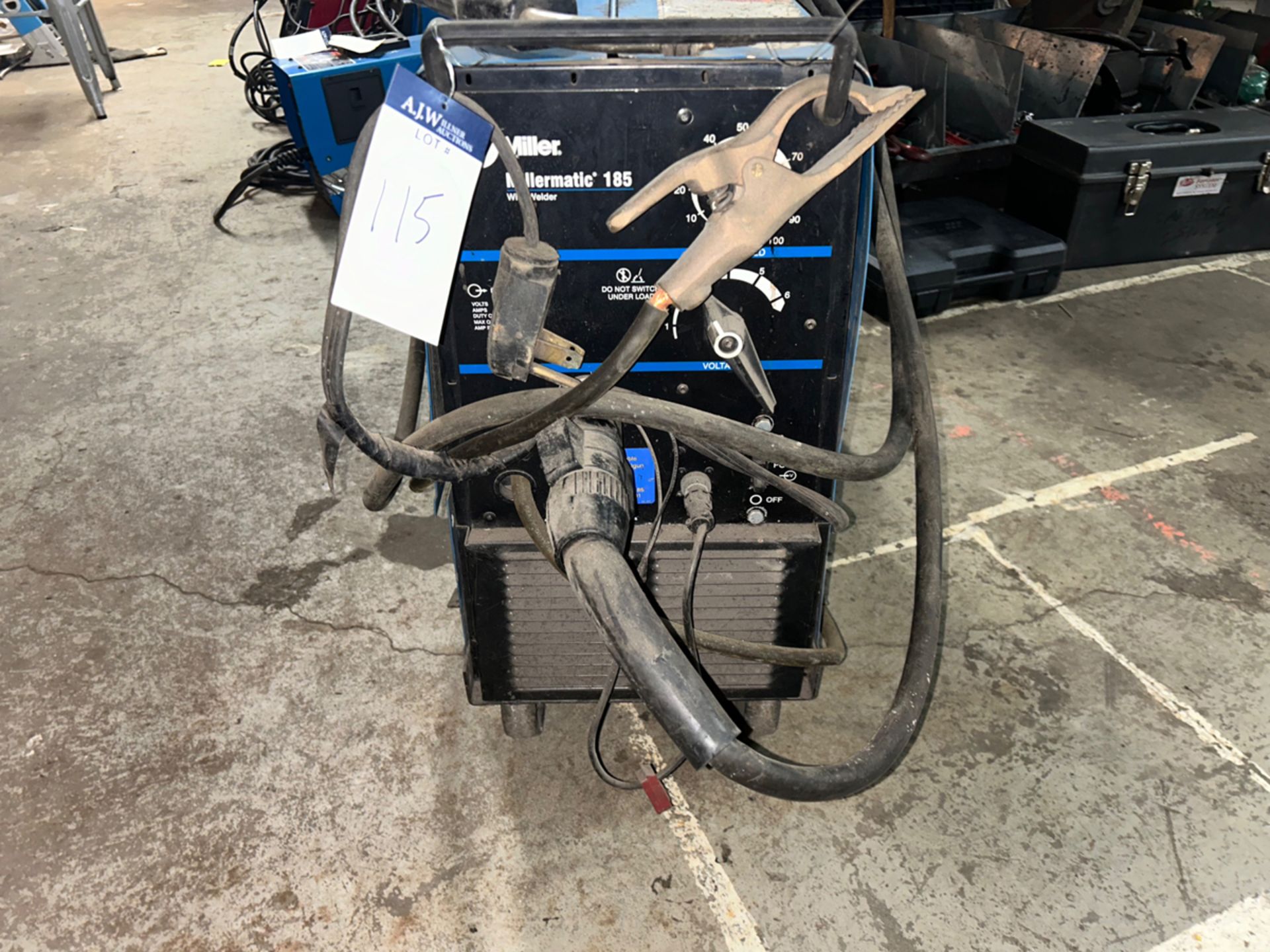 Miller Millermatic 185 Wire Feed Mig Welder CV DC - Image 3 of 5