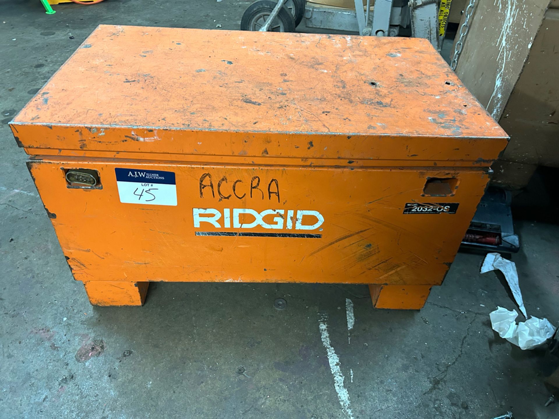 Ridgid Portable Storage Chest Jobsite Box